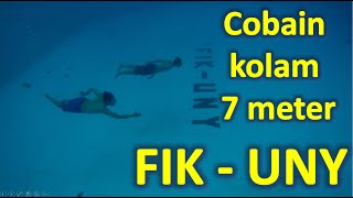 Have Fun...Free Dive di Kolam Renang kedalaman 7 meter FIK - UNY Yogyakarta