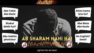 Ab sharam nahi hai |  Motivational hindi rap song for Millennials | ASK