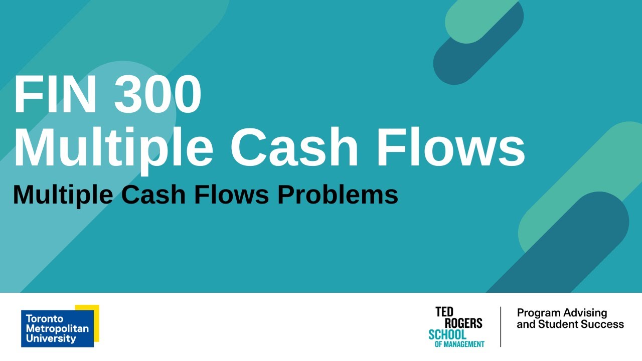 Fin300 Mulitple Cash Flows Problems Youtube