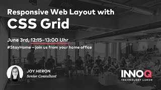 Responsive Web Layout with CSS Grid (english) – INNOQ Technology Lunch
