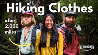 14 Hikers Share FAVORITE CLOTHES after 2,000 Miles