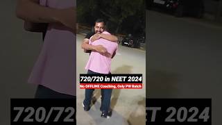 HISTORY BROKEN - 720/720 in NEET 2024 || Yakeen Batch !! #shorts #physicswallah  #alakhsir #neet