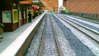 Drivers eye view of the Kirkfield \u0026 Warmthorpe outdoor model railway.