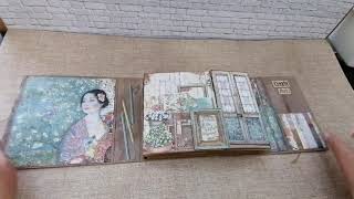 Mini Album with paper collection  Atelier-Stamperia,Italy -SOLD#stamperia #scrapbooking #remembernow