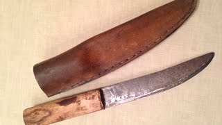 Making a File Knife - Part 3 The Sheath (Part 1 of 2)