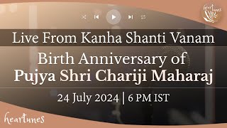 LIVE l Music Concert Pujya Shri Chariji Maharaj's Birth Anniversary Remembering Beloved