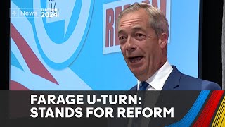 Nigel Farage to stand in general election - and becomes Reform UK leader