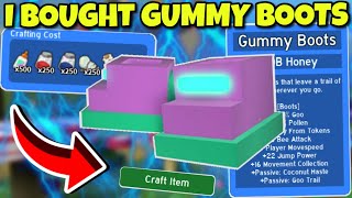 I BOUGHT GUMMY BOOTS - Bee Swarm Simulator NOOB to PRO Episode 31