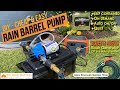 Rain Barrel Pump  - On Demand - Cheap & Easy DIY ft. Bluetti AC50S Solar Generator Off Grid Watering