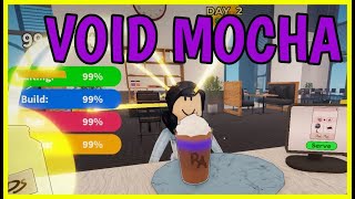 How to make VOID MOCHA in THE HYBRID CAFE [ OUR LITTLE SECRET Badge ] Roblox