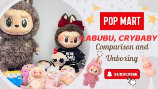 POPMART Labubu Crybaby COLA Comparison \u0026 Unboxing