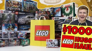 SPENDING $1000+ ON LEGO Sets! 2021 LEGO Battle Packs, James Bond And MORE! (LEGO HAUL)