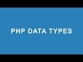 PHP Data Types