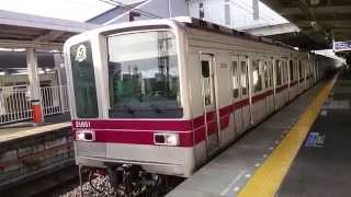 東武20050系21851F 東武スカイツリーライン各停中目黒行き 大袋駅発車