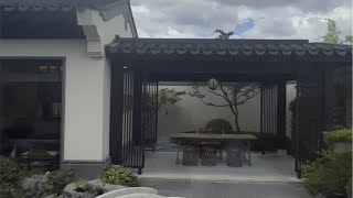 杭州蓝城住宅，绿城物业，四合院，精装修，95平实用300方，300来W，拥有这种的生活。