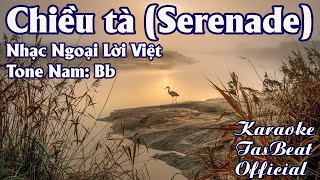 Karaoke Chiều Tà (Serenata) Tone Nam | TAS BEAT