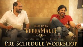 Hari Hara Veera Mallu Pre Schedule Workshop | Pawan Kalyan | Krish | MM Keeravaani | JSP UDG