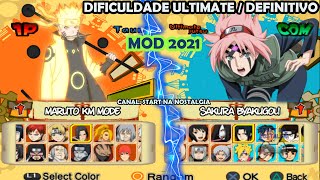 Naruto KM2 Vs Sakura Byakugou - AKATSUKI MOD - PS2 - Naruto Ultimate Ninja 5