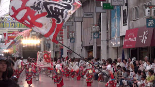 松山よさこい風舞人（よさこい祭り2016）全国大会・帯屋町筋会場