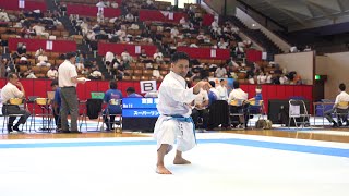 男子個人形 宮國淳選手（神奈川県代表）スーパーリンペイ 第13回スポーツマスターズ関東地区空手道競技会