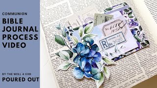 Mini File Folders | Bible Journaling | By the Well 4 God “Poured Out”