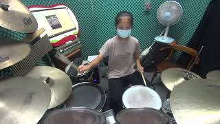 【嘉義爵士鼓教學】#李品心            灌籃高手         Drum Cover 莊漢章打擊工作室