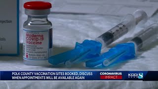 Polk County vaccination sites to start scheduling appointments again by end of the week
