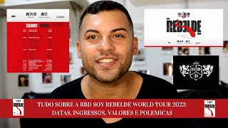 Tudo sobre a RBD Soy Rebelde World Tour 2023: Datas, ingressos, valores e polemicas | Lucas Coitinho