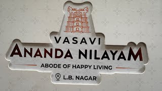 Vasavi Ananda Nilayam Model Flat