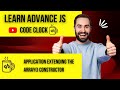 19.3  Application extending the Array constructor in Javascript