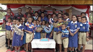 Fiji’s President officiates at the Seaqaqa Primary School prefects induction