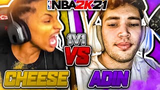 CHEESEAHOLIC CHALLENGED ADIN TO A $500 WAGER 1V1 IN THE MY COURT (NBA 2K21)