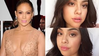 Jennifer Lopez Oscars 2015 Makeup Inspired Tutorial! | Just Nicole