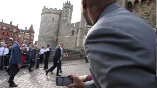 Kevin Frazier Asks Harry A Question Before The Royal Wedding