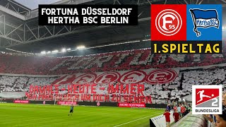 Unfassbare Stimmung! Fortuna Düsseldorf - Hertha BSC Berlin ( 1:0) Alle Tore & Highlights