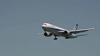 【航空機】高知空港 着陸 Boeing 767-381ER(JA616A) Landing at KOCHI airport