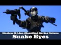 G.I.Joe Snake Eyes Hasbro Pulse Exclusive Deluxe Classified Series Action Figure Review