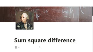 006 - Sum square difference - Project Euler Challenge - JavaScript freeCodeCamp