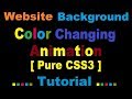 How To Make Auto Change Website Background Using HTML & CSS.( PURE CSS3 )