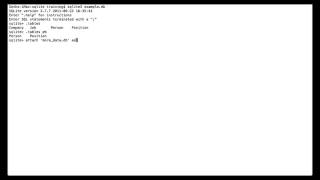 List tables in SQLite