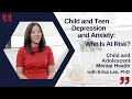 Children and Adolescents at Risk for Depression and Anxiety. Part 7