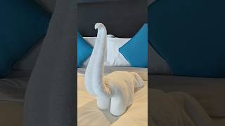 towel folding animal||towel art for design#viral#youtubeshorts