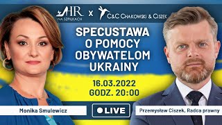 🟢 [LIVE] Specustawa o pomocy obywatelom Ukrainy 🟢 Środa ↪️ 20:00