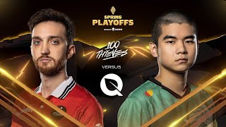 FLY vs. 100 | LCS Spring Playoffs | Upper Bracket Semifinals | Game 1 (2023)