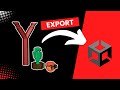 How to Export 3D Models from Blender 4.2 to Unity 6