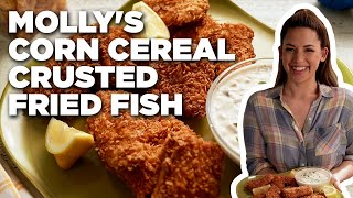 Molly Yeh's Corn Cereal Crusted Fried Fish | Girl Meets Farm | Food Network