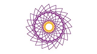 Simple Python Turtle Graphic and Code: Spirograph 6