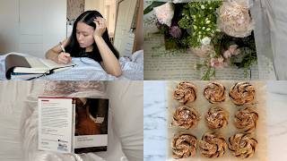 the last days of spring | what I baked, birthday haul, knitting updates, slow mornings