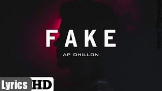 FAKE - AP Dillon | Shinda Kahlon | Gminxr | ap dhillon all songs | Jhoothe jehe hasse ne taan