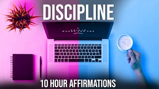 10 HOURS of Powerful Affirmations for Discipline, Focus, and Productivity 🧠 Reprogram Your Mind Here